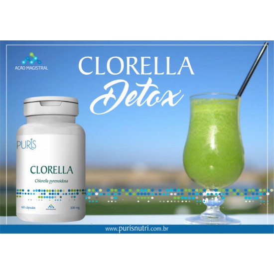 Clorella 300 mg ( Chlorella pyrenoidosa) 60 capsulas
