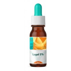 Lugol 5 % - 30 ml / Iodo ressublimado (I² diiodo) + Iodeto de Potássio (KI) 