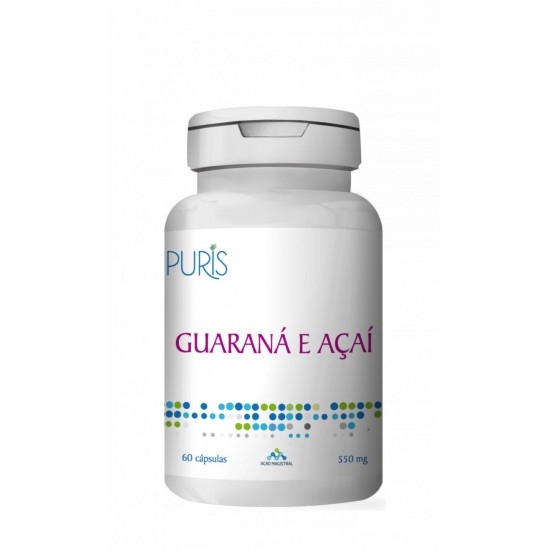 GUARANA E ACAI 550MG 60 CAPS