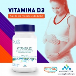 Vitamina D3 2000 UI 60 Caps Puris