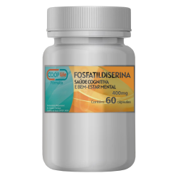 Fosfatidilserina® 400mg 60 Cápsulas Memória Concentração