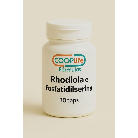 Rhodiola (100mg) e Fosfatidilserina (200mg) - 30 Cápsulas Rhodiola (100mg) e Fosfatidilserina (200mg) - 30 Cápsulas
