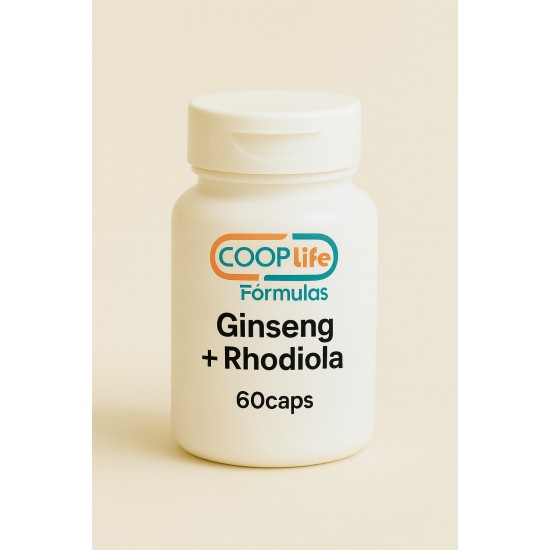 Ginseng (200mg) + Rhodiola Rosea (150mg) - 60 cápsulas