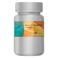 Ácido Alfa lipóico 200 mg + Coenzima Q10 100 mg - 60 cápsulas