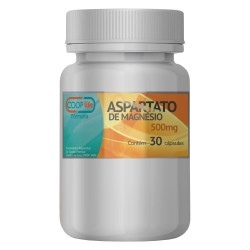 Aspartato de Magnésio (Magnesium Aspartate) 30 cápsulas 500 mg