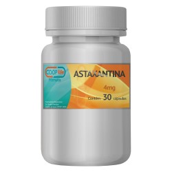 Astaxantina 4 mg - 30 cápsulas