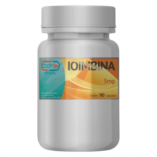 Ioimbina 100% natural 5mg - 90 cápsulas