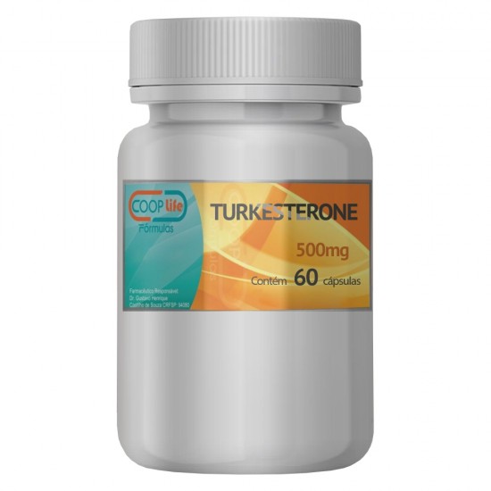 Turkesterone 500 mg - 60 cápsulas